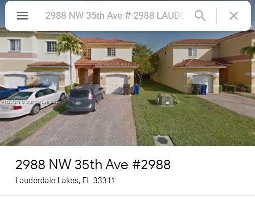 Home sold by Adi Gal at 2988 35TH AVE #2988, Lauderdale Lakes