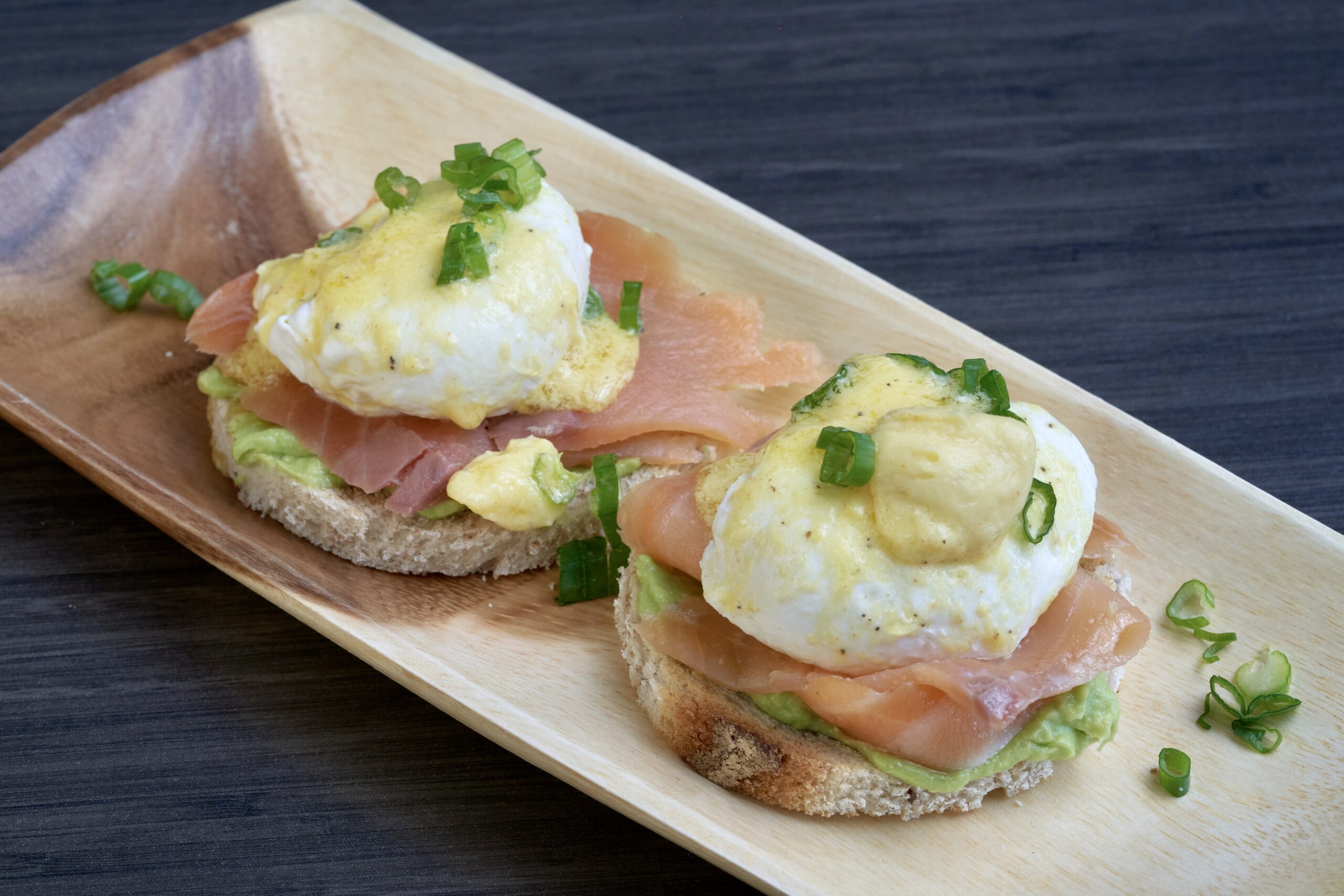 SALMON BENEDICT EGGS